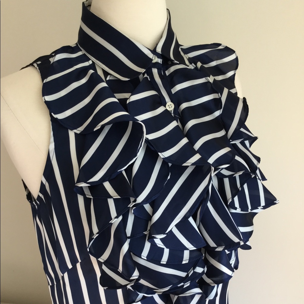 Ralph Lauren summer top with ruffles - Sz. 8